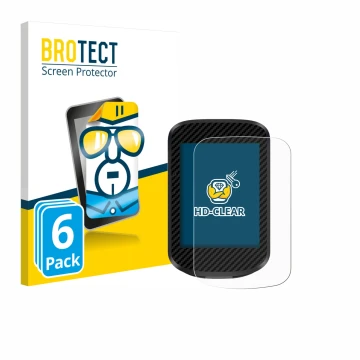 Vorderseite einer Produktverpackung mit dem Markenlogo BROTECT. Daneben ist das Gerät igpsport BSC300T mit dem zugehörigen Dis