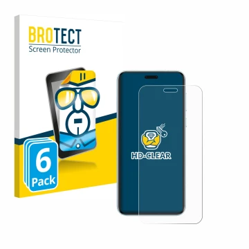 Vorderseite einer Produktverpackung mit dem Markenlogo BROTECT. Daneben ist das Gerät Honor Magic 7 RSR mit dem zugehörigen Di
