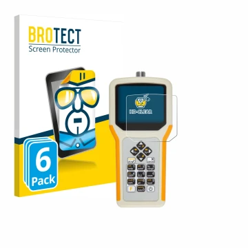 Vorderseite einer Produktverpackung mit dem Markenlogo BROTECT. Daneben ist das Gerät RigExpert AA-55 Zoom mit dem zugehörigen