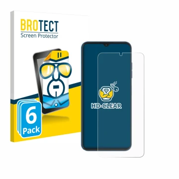 Vorderseite einer Produktverpackung mit dem Markenlogo BROTECT. Daneben ist das Gerät Hotwav Note 13 Pro mit dem zugehörigen D