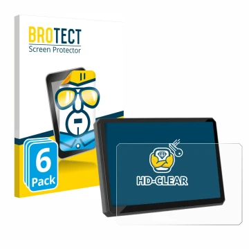 Vorderseite einer Produktverpackung mit dem Markenlogo BROTECT. Daneben ist das Gerät Carpuride W502BS 5