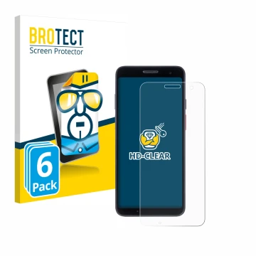Vorderseite einer Produktverpackung mit dem Markenlogo BROTECT. Daneben ist das Gerät Honeywell CT37 mit dem zugehörigen Displ