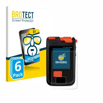 Vorderseite einer Produktverpackung mit dem Markenlogo BROTECT. Daneben ist das Gerät Mammut Barryvox S2 mit dem zugehörigen D