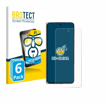 Vorderseite einer Produktverpackung mit dem Markenlogo BROTECT. Daneben ist das Gerät Oppo Find N5 mit dem zugehörigen Display