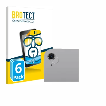 Vorderseite einer Produktverpackung mit dem Markenlogo BROTECT. Daneben ist das Gerät Apple iPad Air 11