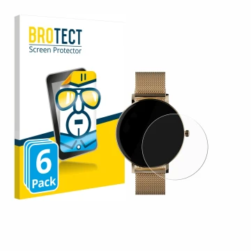 Vorderseite einer Produktverpackung mit dem Markenlogo BROTECT. Daneben ist das Gerät ZenWatch Venice Pro mit dem zugehörigen 