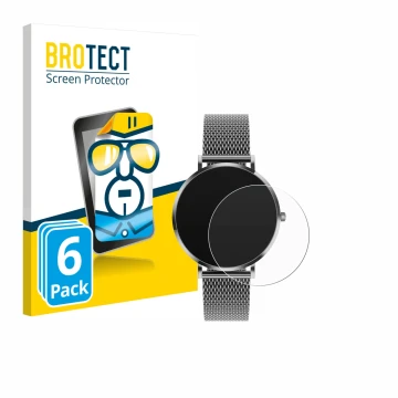 Vorderseite einer Produktverpackung mit dem Markenlogo BROTECT. Daneben ist das Gerät Pireware Amory 5 mit dem zugehörigen Dis