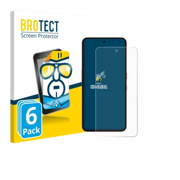 Vorderseite einer Produktverpackung mit dem Markenlogo BROTECT. Daneben ist das Gerät Nothing CMF Phone 2 Pro mit dem zugehöri