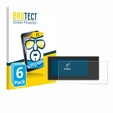 Vorderseite einer Produktverpackung mit dem Markenlogo BROTECT. Daneben ist das Gerät Acta Berg Radio mit dem zugehörigen Disp