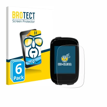 Vorderseite einer Produktverpackung mit dem Markenlogo BROTECT. Daneben ist das Gerät Decathlon Van Rysel GPS 500 mit dem zuge