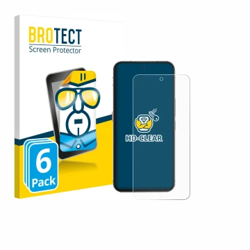 Vorderseite einer Produktverpackung mit dem Markenlogo BROTECT. Daneben ist das Gerät Oukitel WP200 Pro mit dem zugehörigen Di