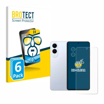 Vorderseite einer Produktverpackung mit dem Markenlogo BROTECT. Daneben ist das Gerät Samsung Galaxy S25 Edge (Display+Kamera)