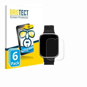 Vorderseite einer Produktverpackung mit dem Markenlogo BROTECT. Daneben ist das Gerät Swgota T40 4G mit dem zugehörigen Displa