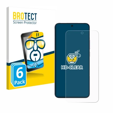 Vorderseite einer Produktverpackung mit dem Markenlogo BROTECT. Daneben ist das Gerät Oppo Reno 14 Pro mit dem zugehörigen Dis