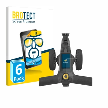 Vorderseite einer Produktverpackung mit dem Markenlogo BROTECT. Daneben ist das Gerät PowaKaddy CT10 mit dem zugehörigen Displ