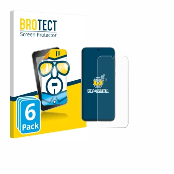 Vorderseite einer Produktverpackung mit dem Markenlogo BROTECT. Daneben ist das Gerät Huawei Pura 80 Ultra mit dem zugehörigen