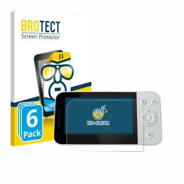 Vorderseite einer Produktverpackung mit dem Markenlogo BROTECT. Daneben ist das Gerät Philips Avent SCD951/26 mit dem zugehöri