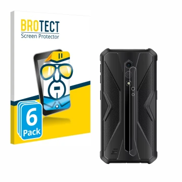 Vorderseite einer Produktverpackung mit dem Markenlogo BROTECT. Daneben ist das Gerät Ulefone Armor X12 Pro (NUR Kameraschutz)