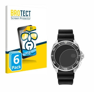 Vorderseite einer Produktverpackung mit dem Markenlogo BROTECT. Daneben ist das Gerät Seiko Prospex SRPE37 mit dem zugehörigen