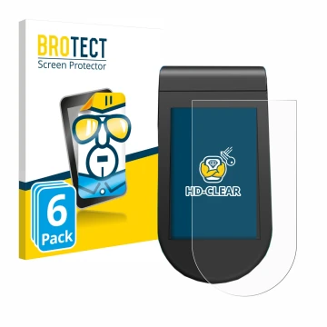 Vorderseite einer Produktverpackung mit dem Markenlogo BROTECT. Daneben ist das Gerät SoFlow SO4 Pro MAX mit dem zugehörigen D