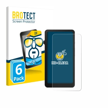 Vorderseite einer Produktverpackung mit dem Markenlogo BROTECT. Daneben ist das Gerät DuRoBo Krono mit dem zugehörigen Display