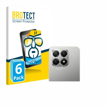 Vorderseite einer Produktverpackung mit dem Markenlogo BROTECT. Daneben ist das Gerät Xiaomi 15T (NUR Kameraschutz) mit dem zu