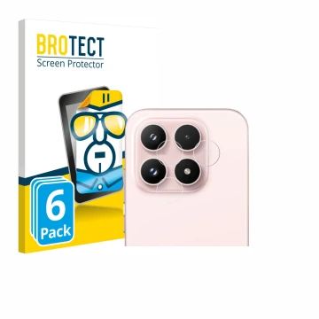 Vorderseite einer Produktverpackung mit dem Markenlogo BROTECT. Daneben ist das Gerät Xiaomi 17 (NUR Kameraschutz) mit dem zug