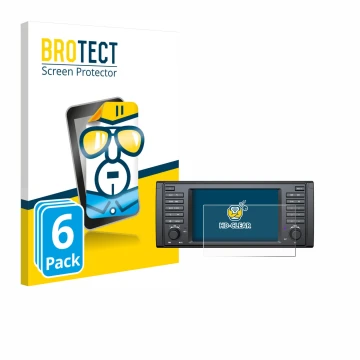 Vorderseite einer Produktverpackung mit dem Markenlogo BROTECT. Daneben ist das Gerät Eonon E39A12S mit dem zugehörigen Displa