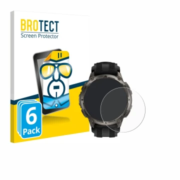 Vorderseite einer Produktverpackung mit dem Markenlogo BROTECT. Daneben ist das Gerät Kospet Tank T4 mit dem zugehörigen Displ