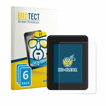 Vorderseite einer Produktverpackung mit dem Markenlogo BROTECT. Daneben ist das Gerät Neodrives simplyDisplay mit dem zugehöri