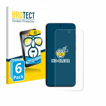 Vorderseite einer Produktverpackung mit dem Markenlogo BROTECT. Daneben ist das Gerät Vivo X300 mit dem zugehörigen Displaysch