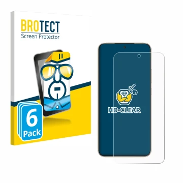 Vorderseite einer Produktverpackung mit dem Markenlogo BROTECT. Daneben ist das Gerät Honor Magic 8 Lite mit dem zugehörigen D