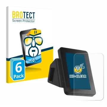 Vorderseite einer Produktverpackung mit dem Markenlogo BROTECT. Daneben ist das Gerät Anycubic Kobra 3 V2 Combo mit dem zugehö