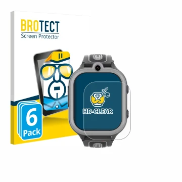 Vorderseite einer Produktverpackung mit dem Markenlogo BROTECT. Daneben ist das Gerät Valdus DF91 mit dem zugehörigen Displays
