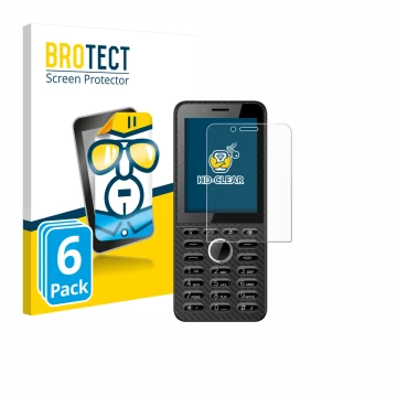 Vorderseite einer Produktverpackung mit dem Markenlogo BROTECT. Daneben ist das Gerät Energizer E288S mit dem zugehörigen Disp