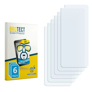 Vorderseite einer Produktverpackung mit dem Markenlogo BROTECT. Daneben ist der zugehörige Displayschutz.