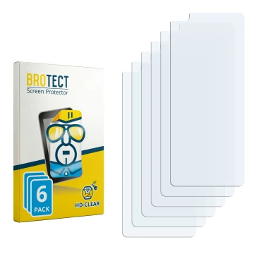 Vorderseite einer Produktverpackung mit dem Markenlogo BROTECT. Daneben ist der zugehörige Displayschutz.