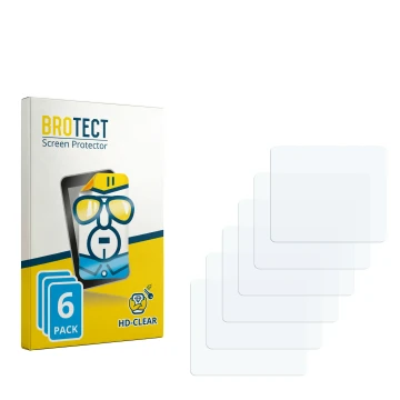 Vorderseite einer Produktverpackung mit dem Markenlogo BROTECT. Daneben ist der zugehörige Displayschutz.