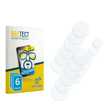 Vorderseite einer Produktverpackung mit dem Markenlogo BROTECT. Daneben ist der zugehörige Displayschutz.