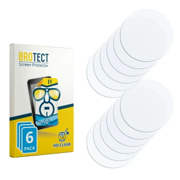 Vorderseite einer Produktverpackung mit dem Markenlogo BROTECT. Daneben ist der zugehörige Displayschutz.