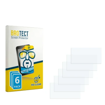 Vorderseite einer Produktverpackung mit dem Markenlogo BROTECT. Daneben ist der zugehörige Displayschutz.
