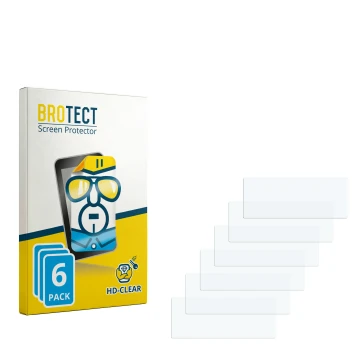 Vorderseite einer Produktverpackung mit dem Markenlogo BROTECT. Daneben ist der zugehörige Displayschutz.