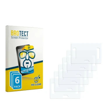 Vorderseite einer Produktverpackung mit dem Markenlogo BROTECT. Daneben ist der zugehörige Displayschutz.