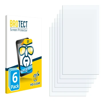 Vorderseite einer Produktverpackung mit dem Markenlogo BROTECT. Daneben ist der zugehörige Displayschutz.