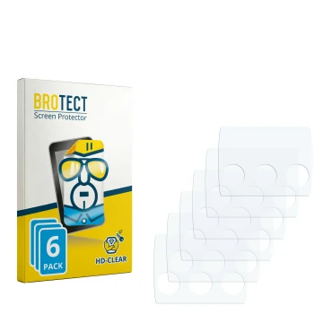 Vorderseite einer Produktverpackung mit dem Markenlogo BROTECT. Daneben ist der zugehörige Displayschutz.