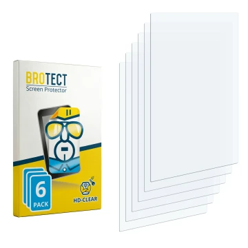 Vorderseite einer Produktverpackung mit dem Markenlogo BROTECT. Daneben ist der zugehörige Displayschutz.