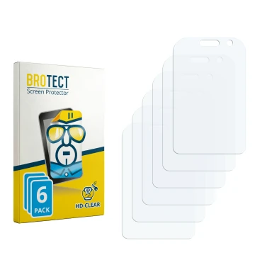 Vorderseite einer Produktverpackung mit dem Markenlogo BROTECT. Daneben ist der zugehörige Displayschutz.