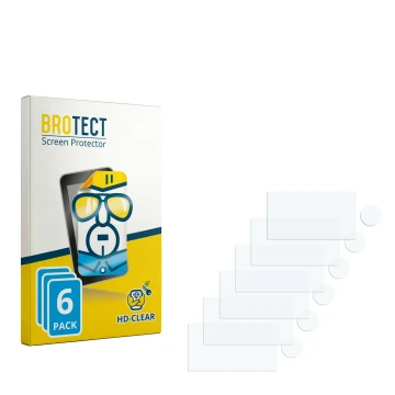Vorderseite einer Produktverpackung mit dem Markenlogo BROTECT. Daneben ist der zugehörige Displayschutz.