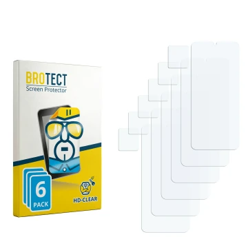 Vorderseite einer Produktverpackung mit dem Markenlogo BROTECT. Daneben ist der zugehörige Displayschutz.