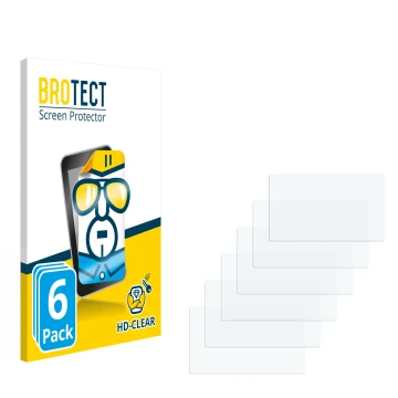 Vorderseite einer Produktverpackung mit dem Markenlogo BROTECT. Daneben ist der zugehörige Displayschutz.